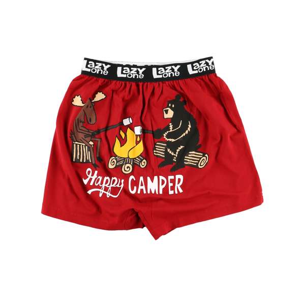Happy Camper Men's Comical Boxers