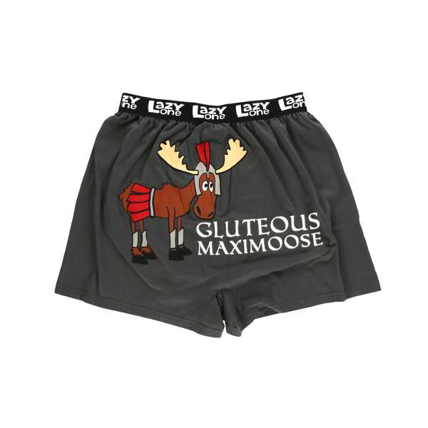 Gluteous Maximoose Men's Comical Boxer