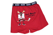 Don't Moose With Me Hockey Men's Comical Boxers
