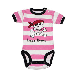 Lazy Bones Pink Infant Creeper