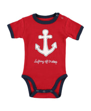 Load image into Gallery viewer, Drifting Off Infant Anchor Creeper Onesie
