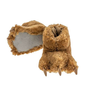 Brown Bear Kids and Adults Paw Slipper