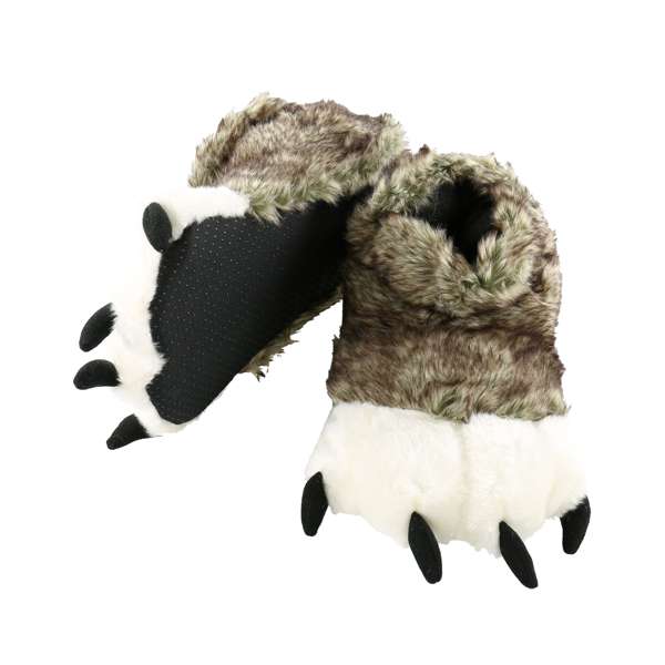 Wolf Kids and Adults Paw Slipper