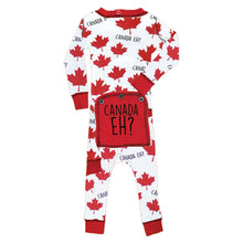 Load image into Gallery viewer, Canada Eh? Infant White Onesie Flapjack
