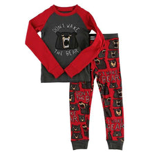 Load image into Gallery viewer, Don&#39;t Wake Bear Kid&#39;s Long Sleeve PJ&#39;s
