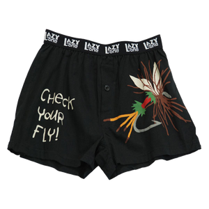 Check Your Fly Men's Comical Boxers