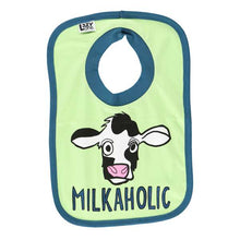 Load image into Gallery viewer, Milkaholic Cow Infant Bib
