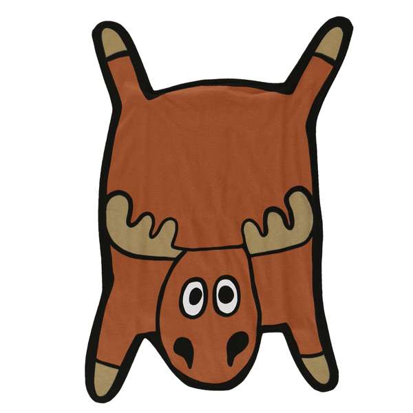 Moose Critter Burp Cloth