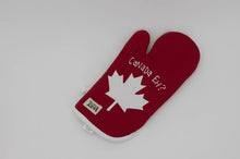 Load image into Gallery viewer, Canada Eh? Red Oven Mitt
