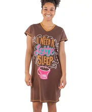 Latte Sleep Women's V-neck Nightshirt
