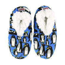 Load image into Gallery viewer, Penguin Fuzzy Feet Slipper
