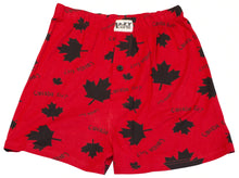 Load image into Gallery viewer, Canada Eh? Red Men&#39;s Comical Boxers
