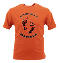 Load image into Gallery viewer, Every Child Matters Footsteps Adult T-Shirt
