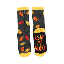 Load image into Gallery viewer, Leaf Me Alone Crew Socks
