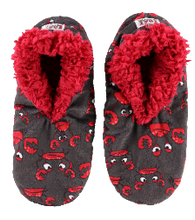Load image into Gallery viewer, Crab Fuzzy Feet Slipper
