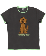 Load image into Gallery viewer, Fetching Tired Women&#39;s Relaxed Fit Dog PJ Tee
