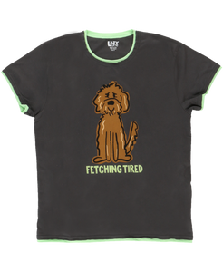 Fetching Tired Women's Relaxed Fit Dog PJ Tee