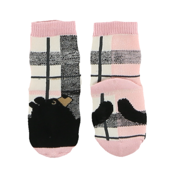 Bear Hug Pink Infant Sock