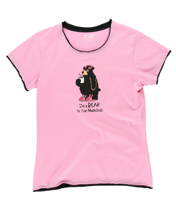 I'm a Bear in the Morning Women's Fitted Tee