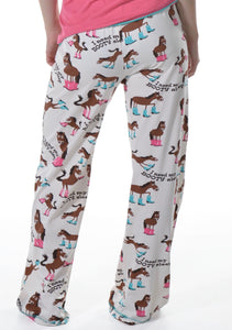 Need Booty Sleep Women's Horse Fitted Pant
