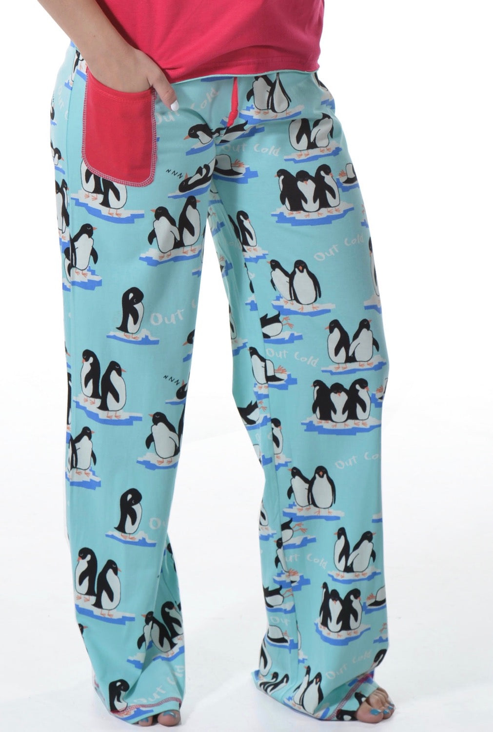 Out Cold Penguin Women's Fitted Pant