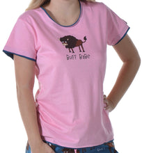 Load image into Gallery viewer, Buff Babe Women&#39;s Buffalo Fitted PJ Tee
