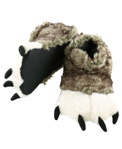 Wolf Kids and Adults Paw Slipper