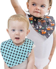 Load image into Gallery viewer, Born To Be Wild 2 Pack Infant Bandana Bib
