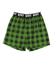 Load image into Gallery viewer, Moose Caboose Plaid Men&#39;s Comical Boxer
