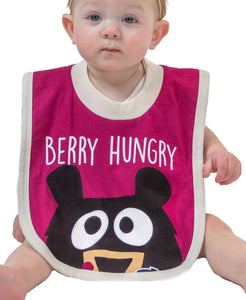 Huckleberry Bear Infant Bib