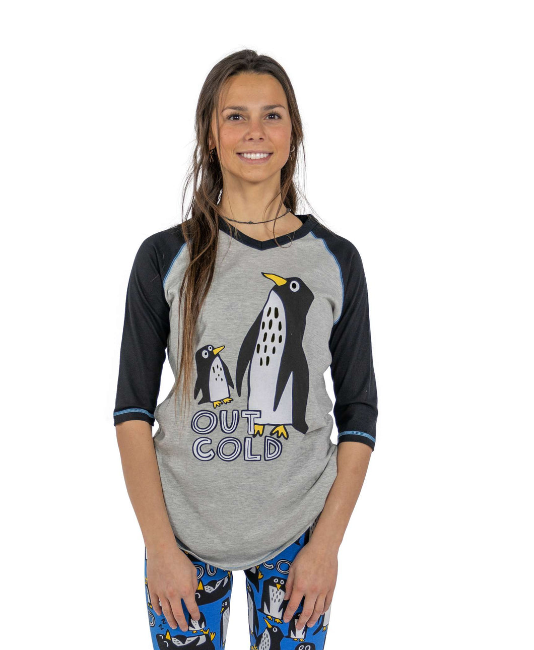 Out Cold Women's Penguin Tall Tee