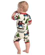 Load image into Gallery viewer, Sawing Logs Bear Infant Romper
