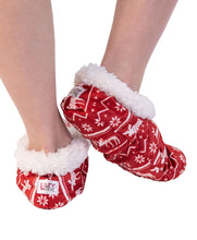 Load image into Gallery viewer, Nordic Moose Fuzzy Feet Slipper
