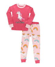 Load image into Gallery viewer, Magical Unicorn Kid&#39;s Long Sleeve PJ&#39;s
