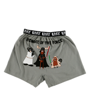 Load image into Gallery viewer, Beware of the Force Men&#39;s Comical Boxers
