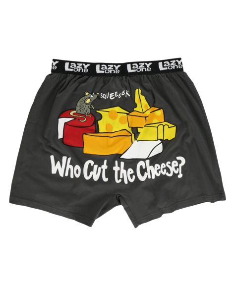 Who Cut The Cheese Men's Comical Boxer