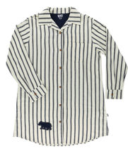Load image into Gallery viewer, Ticking Bear Button Down Night Shirt
