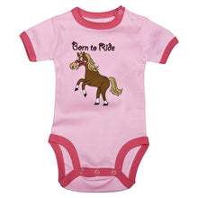 Load image into Gallery viewer, Born To Ride Infant Creeper Onesie
