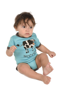 Moody Blue Infant Cow Creeper