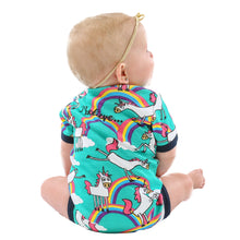 Load image into Gallery viewer, Unicorn Infant Creeper Onesie
