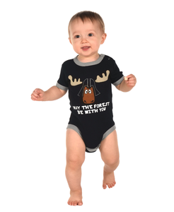 Forest Be With You Infant Creeper Onesie