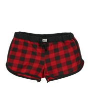 Load image into Gallery viewer, Red Plaid Women&#39;s Shorts
