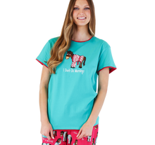 Load image into Gallery viewer, I Don&#39;t Do Mornings Women&#39;s Relaxed Fit Horse Tee
