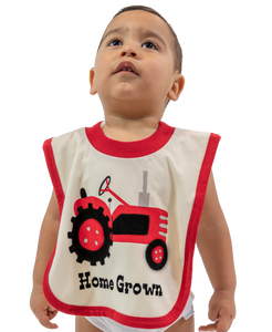 Home Grown Tractor Infant Bib