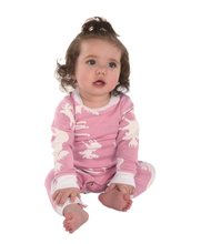 Load image into Gallery viewer, Classic Moose Infant Pink Onesie Flapjack
