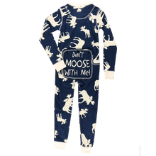 Load image into Gallery viewer, Classic Moose Kids &amp; Youth Blue Onesie Flapjack
