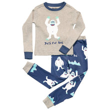 Load image into Gallery viewer, Yeti For Bed Kid&#39;s Long Sleeve PJ&#39;s
