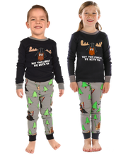 Load image into Gallery viewer, May The Forest Be With You Kid&#39;s Long Sleeve PJ&#39;s

