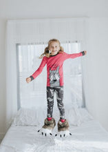 Load image into Gallery viewer, Lazy One - Howl Of A Night - Girls Kids Pj Set
