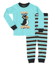 Load image into Gallery viewer, Stud Puffin Kid&#39;s Long Sleeve PJ&#39;s
